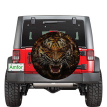 Begali Tiger face Universal Spare Tire Cover Size 32 inch For Jeep SUV  - £34.74 GBP
