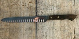 Vintage Ekco Flint Slicing Knife Stainless 9&quot; Blade Made USA 14.25&quot; tota... - £10.87 GBP