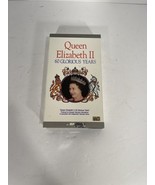 Queen Elizabeth II 60 Glorious Years 1986 VHS Tape ITN Queen Of England - £15.40 GBP