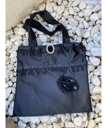 Party Tote bag Black with Leave - £6.16 GBP