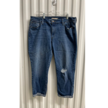 Levi&#39;s Women’s Blue Denim Jeans Pockets Regular Fit Mid-Rise Skinny Size 34 - £16.45 GBP