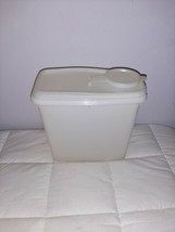 Vintage Tupperware Large Sheer Clear Cereal Container 469-4 with Lid - $23.99