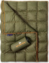 Get Out Gear Down Camping Blanket - Fluffy, Packable, Lightweight And Warm | - £68.09 GBP