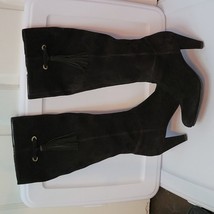 Bandolino BDBacia Tassel Suede Tall Boots Size 8M - $30.96