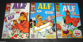 3 1990 Marvel Comics ALF 26 VG, 27 F, 28 F Comic Books Alien Life Form - $17.99