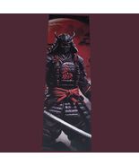 Photo Digital Product Samurai Warrior Bookmark – Red Moon Night- Handmade - $54.19 MXN