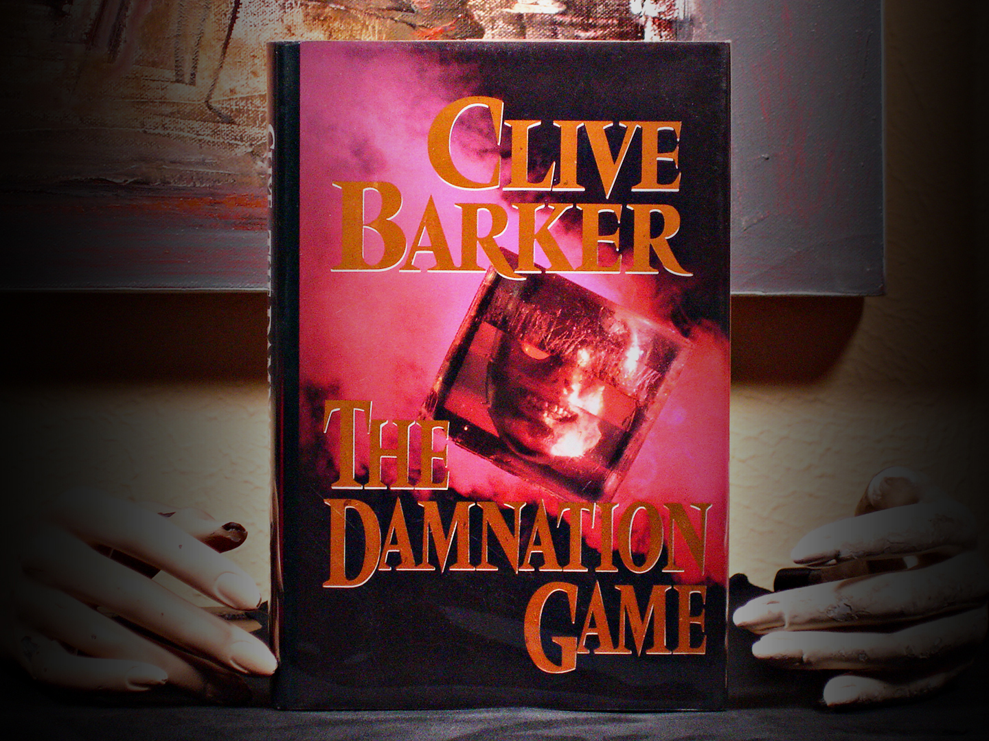 Primary image for The Damnation Game by Clive Barker, 1987, 1st US Edition, 1st Printing, HC+DJ