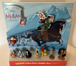 1998 McDonalds Walt Disney&#39;s Mulan, Canada Version w/ Toys &amp; Happy Meal ... - $93.49