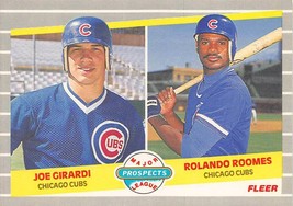 1989 Fleer #644 Joe Girardi RC Rookie Card Chicago Cubs ⚾ - £0.69 GBP