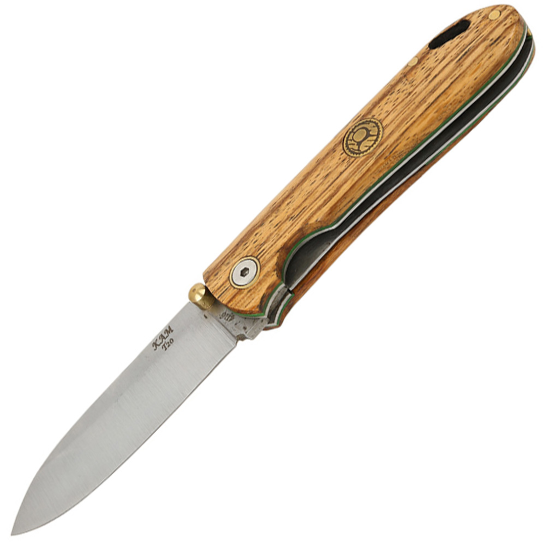 Kam Knife - T20 - 4116 Steel - Zebrano Handle - Knife - $60.00