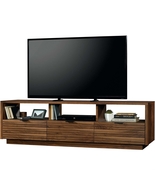 Modern Walnut Finish TV Stand Entertainment Center - Fits up to 70-inch TV - $799.99