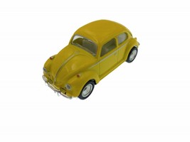 New 2.5&quot; Vw 1967 Volkswagen Beetle Diecast Model Toy Car 1:64 Yellow Gift Kids - $11.96