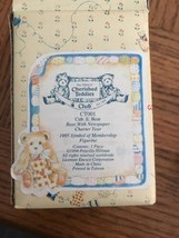 Cherished Teddies Cub E. Bear With Newspaper Symbol Of Membership #CT001 - $18.47