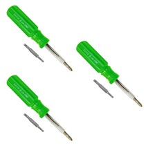 Lutz 6-IN-1 Ratcheting Screwdriver, Green (Pack of 3) - £23.85 GBP