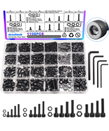 1108PCS Metric Hex Socket Head Cap Screw Assortment Kit with Wrenches - $34.58 CAD