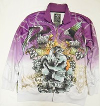 Ecko Unltd Men&#39;s Full Zip Jacket Rawthentic Raw Bling Street Wear Hip Hop 3XL - £39.87 GBP