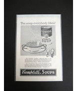 Vintage Campbell&#39;s Tomato Soup Black and White Advertisement - 1950&#39;s Ca... - $11.99