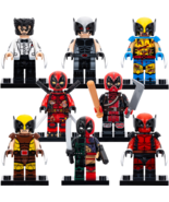 Marvel Deadpool X Wolverine Multiverse Variants 8pcs Minifigure Building... - $26.65 CAD