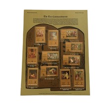 Limited Edition More RARE &quot;The Ten Commandments &quot; Vintage Stamps  - £31.15 GBP