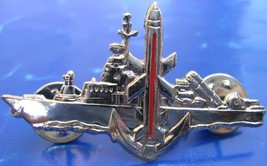 Israel IDF Navy missile boats badge / pin harpoon launchers and a Gabriel missle - $12.50