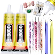 E8000 Craft Glue For Jewelry Making, Multi-Function B-7000 Super Adhesive Glues  - £15.72 GBP