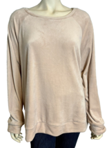 Marc New York Pale Pink Round Neck Long Sleeve Fleece Top Size 3X - $28.49
