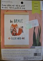 NEW Cross Stitch Banner Kit by Dimensions - FOX - Be Brave Little One 72... - £7.92 GBP