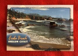 Oregon Postcard Ecola Beach on Haystack Rock and Cannon Beach NEW Unposted - $3.99