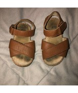 H&amp;M Baby Girl’s Sz 2.5-3.5 Sandals with Straps Hook and Loop Closure - $3.95