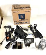 Vtg Sony Handycam Video Hi8 CCD-TR101 + Charger Batteries RFU Adaptor UN... - $68.00