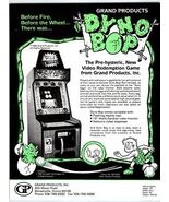 1990 Dyno Bop Arcade Game Flyer Grand Products Illinois Vintage - $24.29