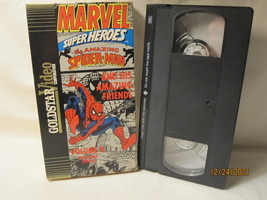 1991 Marvel Super Heroes VHS Tape: The Amazing Spider-Man &amp; Friends Vol.... - $7.50
