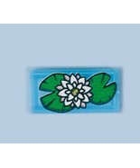 Minifigure Clear Blue Water 2 Lilly Pad Flower Koi Pond Construction 2X ... - $4.19