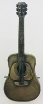 Belt Buckle Guitar Six 6 String Acoustic 1979 Indiana Metal Craft Vintage L70 - £24.84 GBP