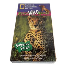 Really Wild Animals Swinging Safari National Geographic VHS Kids Video Tape VCR - £7.29 GBP
