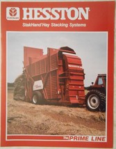 1985 Hesston StakHand, StakFeeder, StakMover Color Brochure - $10.00