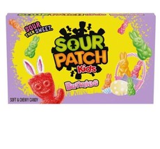 Four (4) Sour Patch Kids Bunnies Soft And Chewy Easter Candy - £15.59 GBP