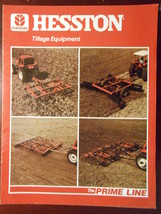 1984 Hesston Tillage Equipment Original Color Brochure - $5.00