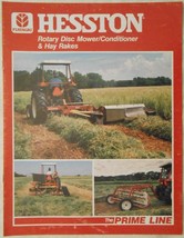 1985 Hesston 1030 Rotary Disc Mower,Hay Rakes, and Tedders  Brochure - $10.00