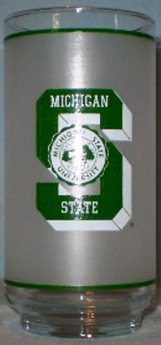 Primary image for College Football Mobil Glass Michigan State University