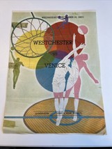 VENICE HIGH SCHOOL vs WESTCHESTR HIGH SCHOOL Dec. 10, 1958 BASKETBALL PR... - $20.44 CAD