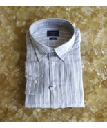 Hackett London Washed Linen Striped Shirt SIZE XXL WORLDWIDE SHIPPING - £70.08 GBP