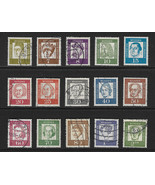 ALEMANIA BERLIN. Michel nsº 199/13 nuevo y usados. 4 sellos defectuosos - $1.50
