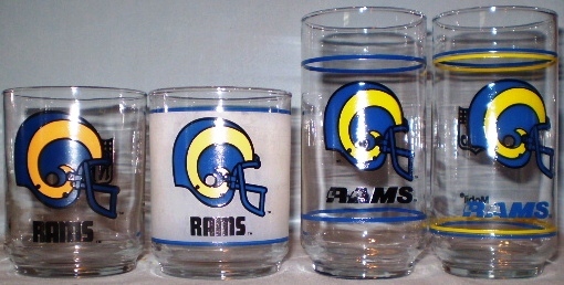 Primary image for Mobil Football Glasses Los Angeles Rams