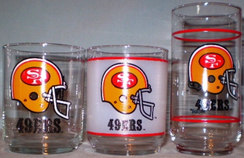 Mobil Football Glasses San Francisco 49ers - $12.00