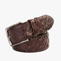 The Randor Burgundy Leather Belt image 6