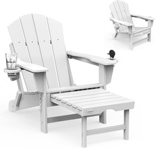 Mdeam Folding Adirondack Chair Fire Pit Chairs Weather Resistant Adirondack - £205.64 GBP