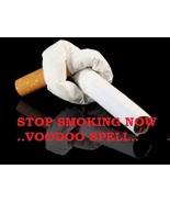 VOODOO POWERS STOP SMOKING SPELL AMULET EASY GIVE UP HAUNTED SPELL RING - $49.00