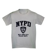 NYPD Kids Short Sleeve Screen Print T-Shirt White Officially Licensed - £13.60 GBP