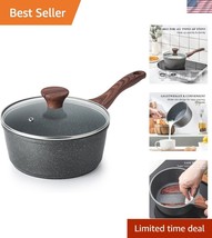Swiss Nonstick 2QT Saucepan with Stay-Cool Handle - Ideal for Healthy Meals - $36.00